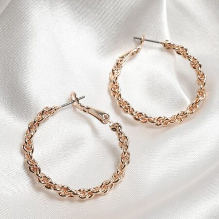 X Hoop Earrings