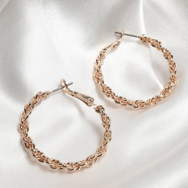 X Hoop Earrings