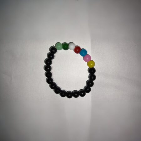 7 Chakra Black Stone Bracelet For Men Combo