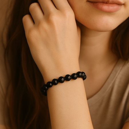 Protective  Crystal Black Bracelet 3 Pieces Combo