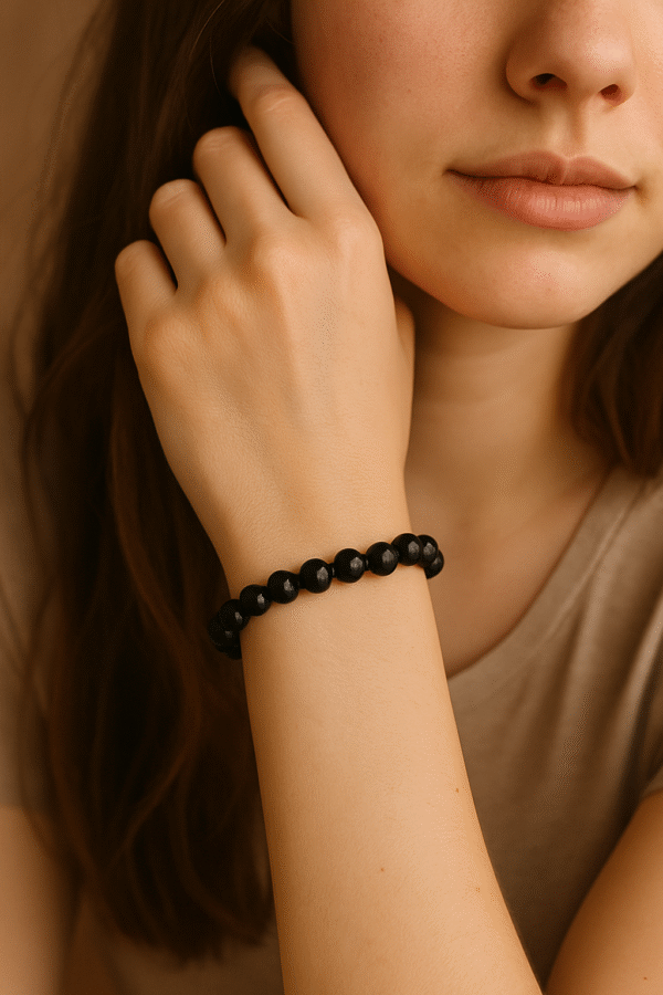 Protective  Crystal Black Bracelet 3 Pieces Combo